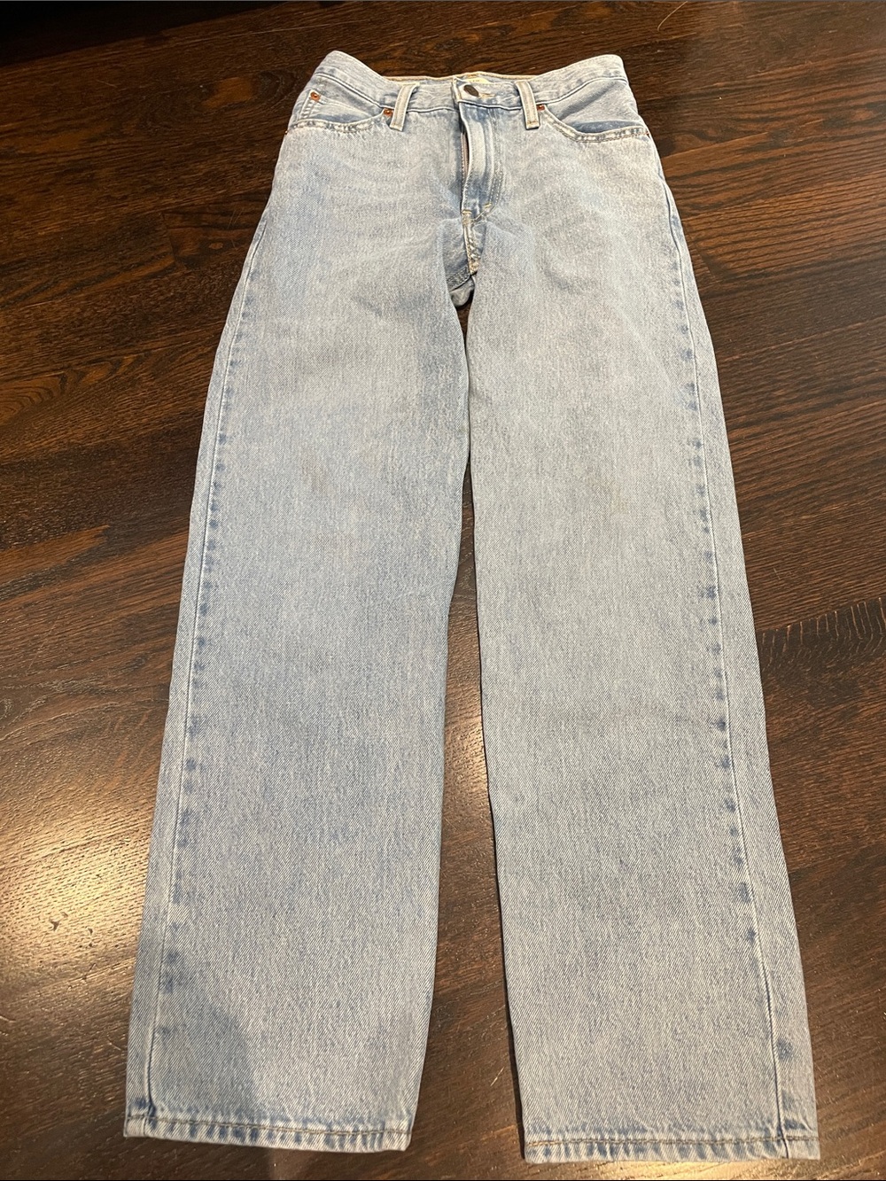 Levi's Light Wash Blue Boyfriend Jeans